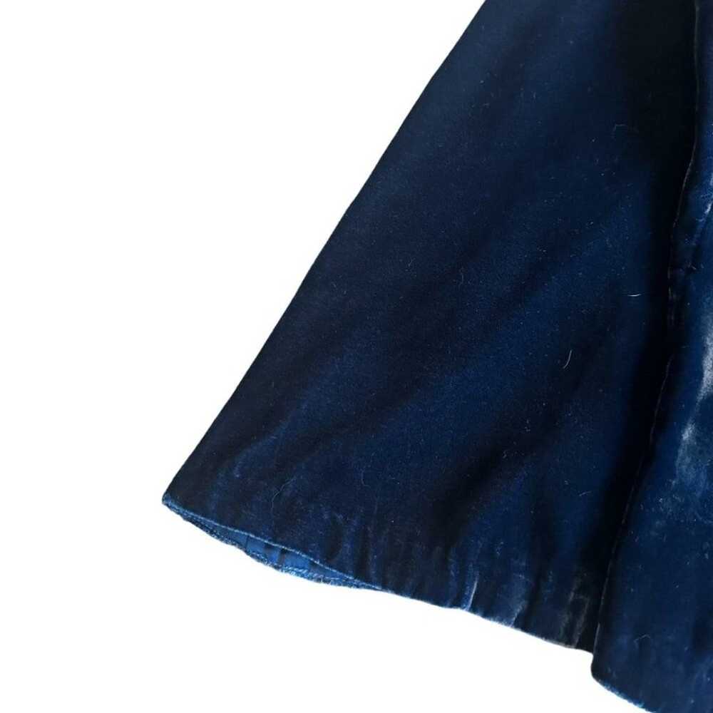 Free People Jill's Dress Blue Velvet Sequin Detai… - image 10