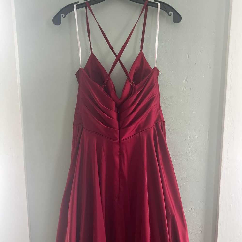 Red Evening Gown / Prom Dress - image 3