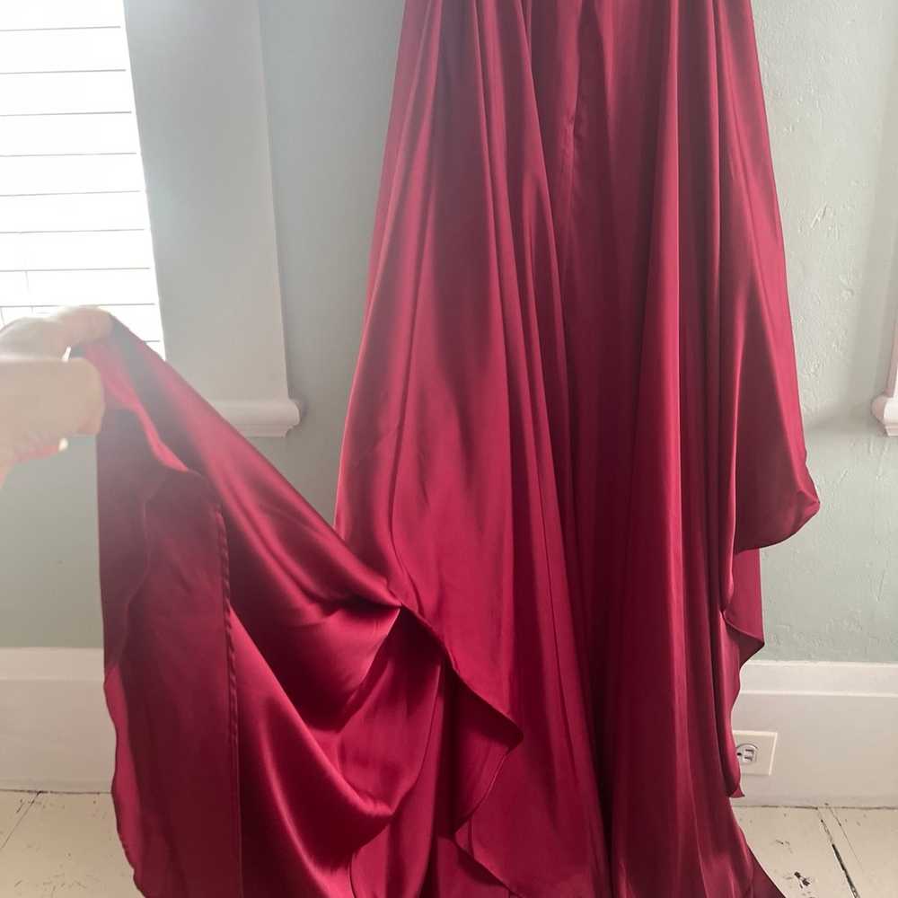 Red Evening Gown / Prom Dress - image 4