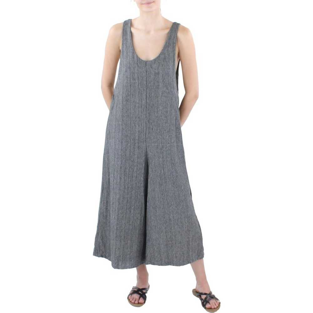 Maronie Cropped Jumpsuit Womens Large Charcoal Ch… - image 1