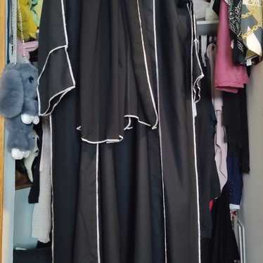 3 Piece Black N White Abaya - image 1