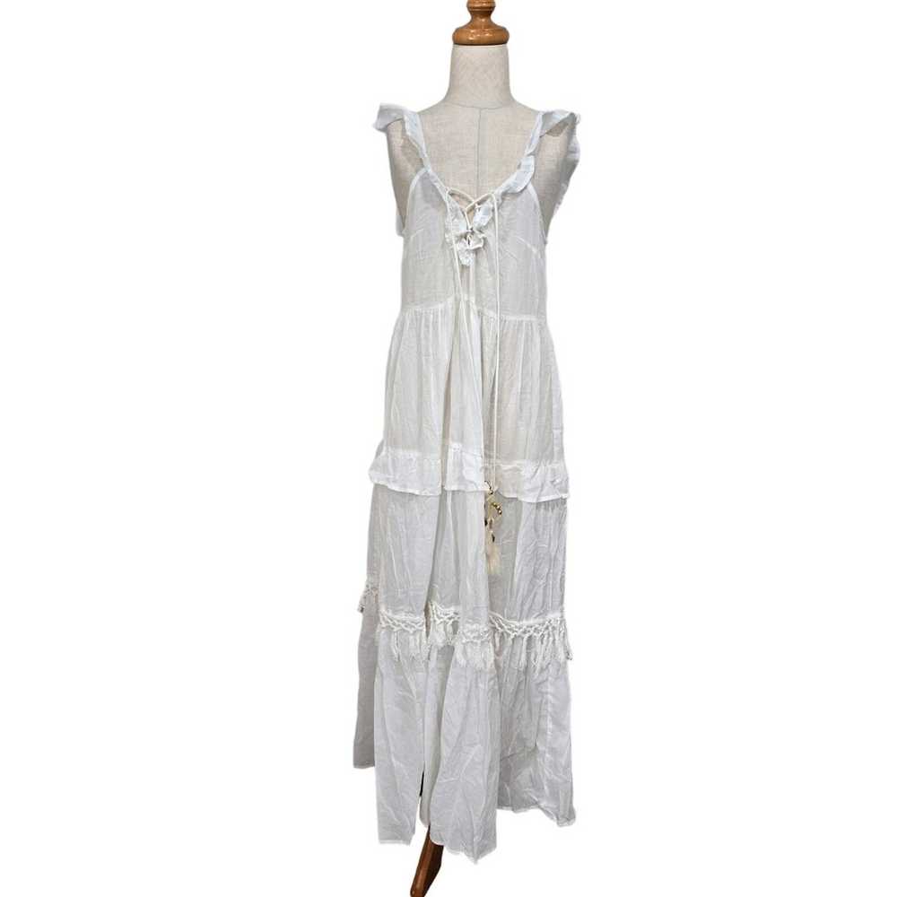 True Destination Women's Bohemian Tiered Maxi Dre… - image 1