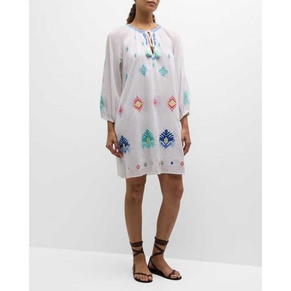 Tommy Bahama Watercolor Embroidered Ikat V Neck T… - image 3