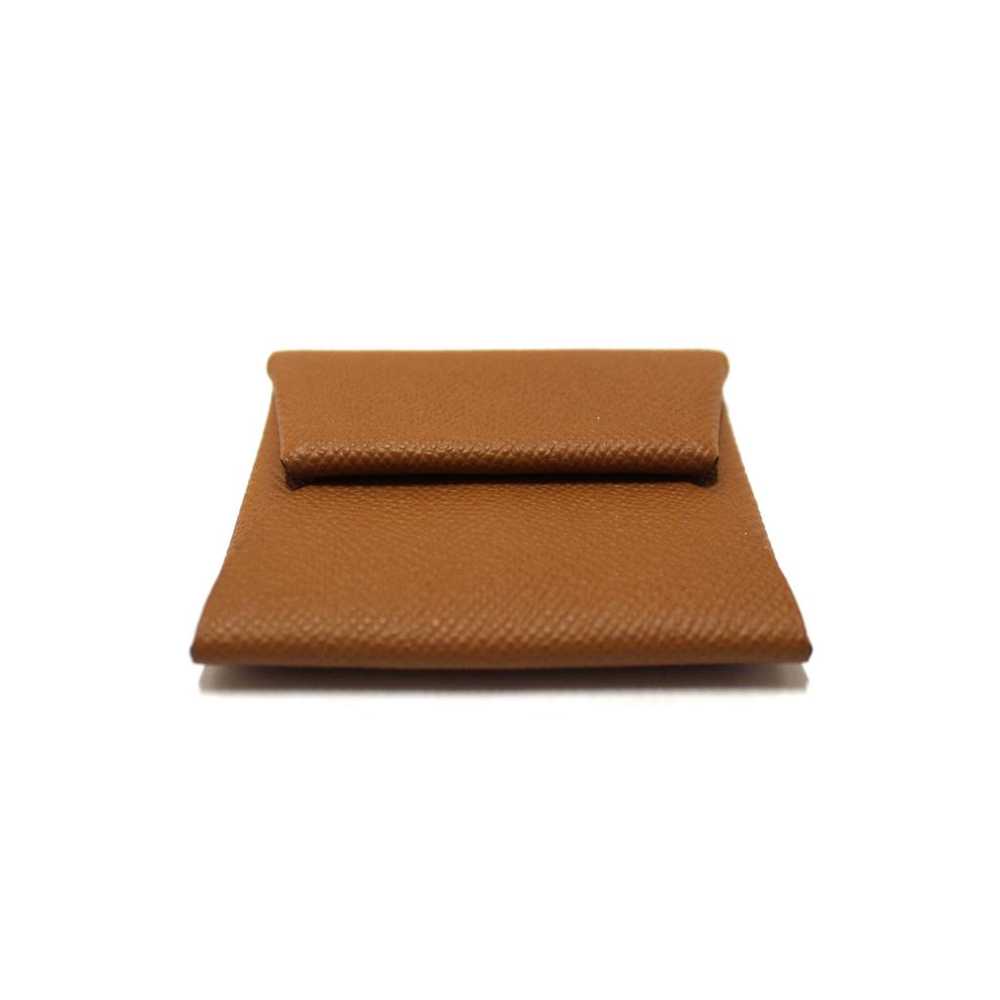 Hermès Bastia leather purse - image 3