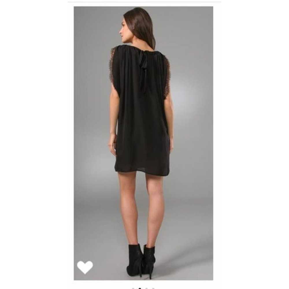 Revolve / JOIE Black Silk Sabrina Dress - S - image 2