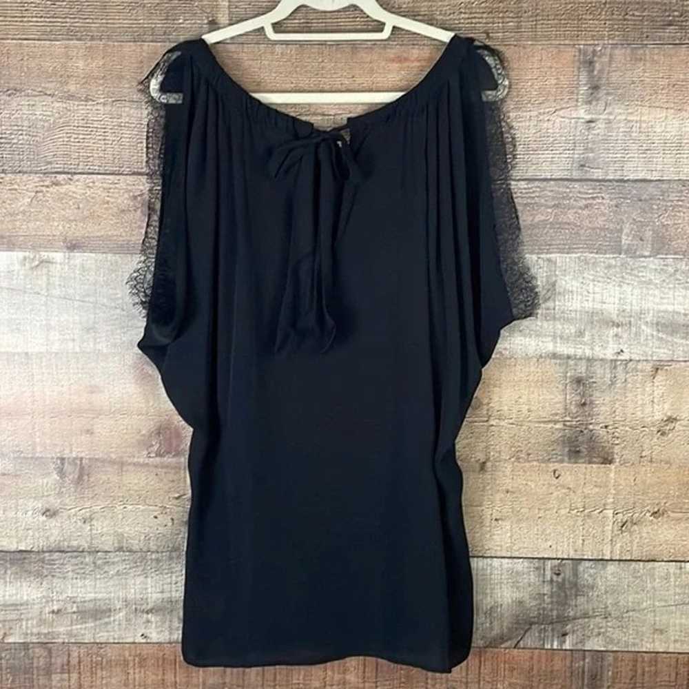 Revolve / JOIE Black Silk Sabrina Dress - S - image 5