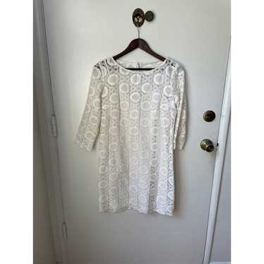 Trina Turk White Lace Mini Dress - image 1