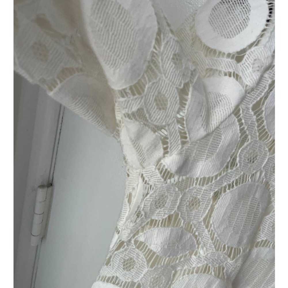 Trina Turk White Lace Mini Dress - image 6