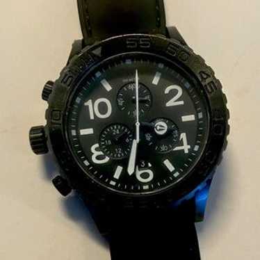 時計 NIXON THE 42-20 CHRONO ALL BLACKS SNRISE Nixon 42 20 Chrono (All Black/Tortoise) at Switch Skateboarding