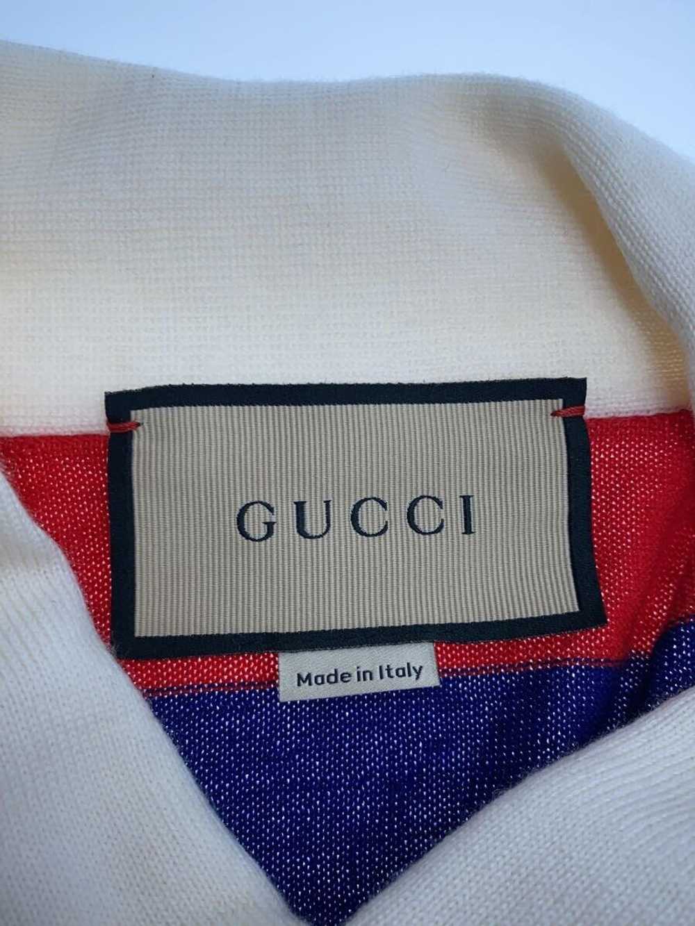 Gucci Polo Shirt/M/Wool/Red/Border/673844 Xkb26 M… - image 3