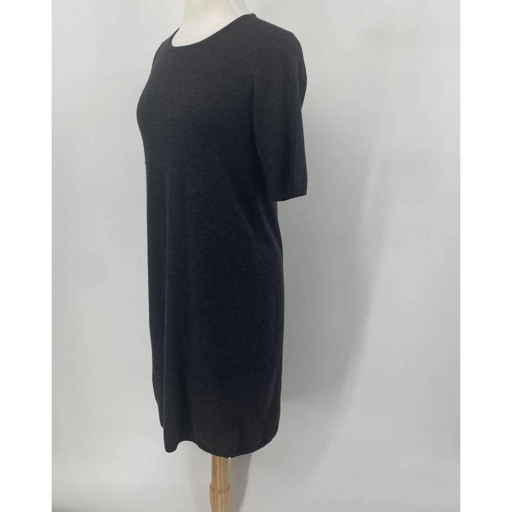 Eileen Fisher Merino Wool Sweater Dress Short Sle… - image 4