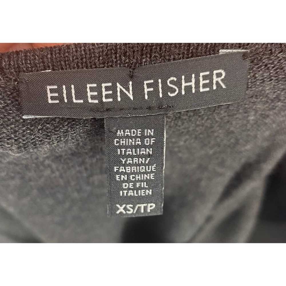 Eileen Fisher Merino Wool Sweater Dress Short Sle… - image 7