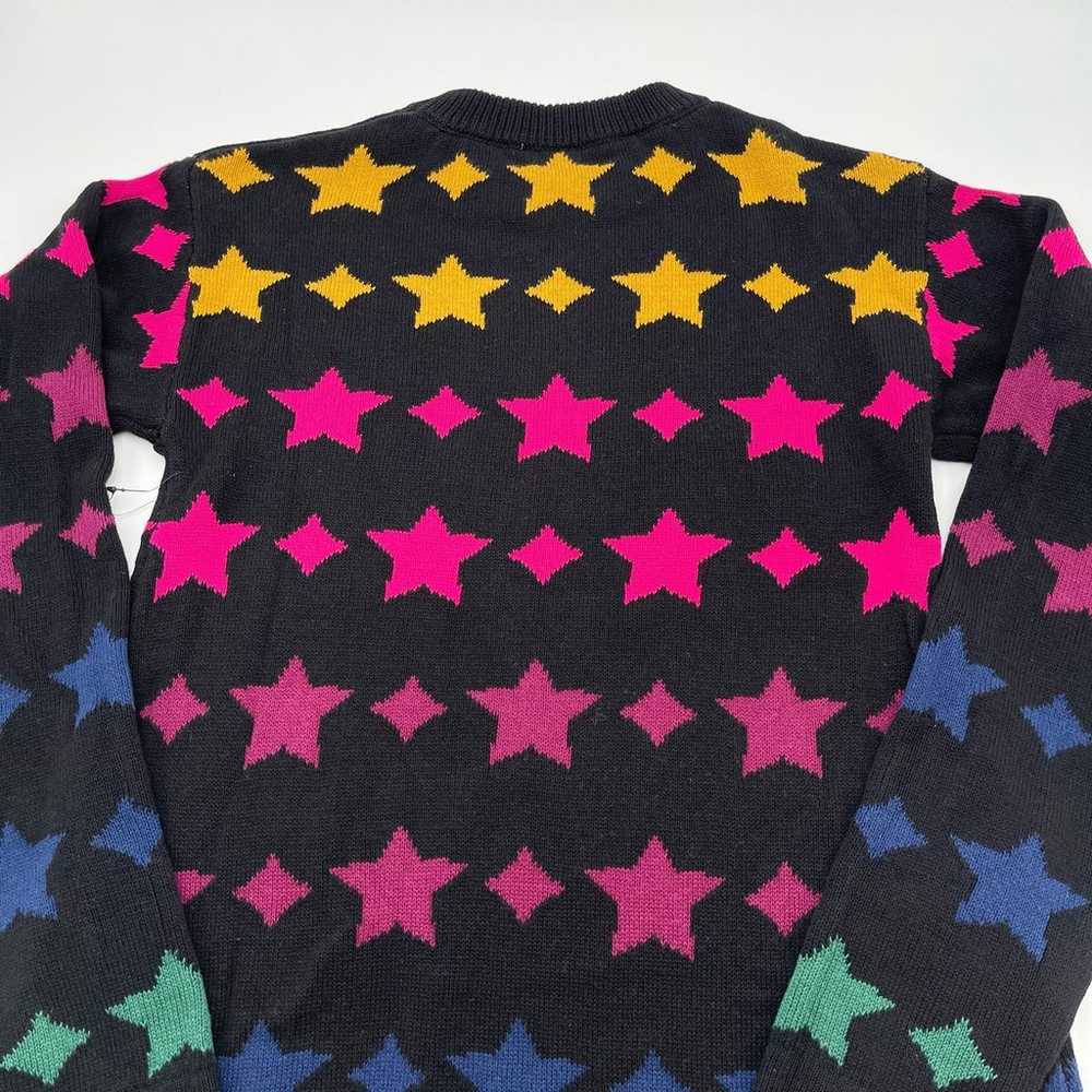 ModCloth | NWOT Black Pink Multi Color Ombre Star… - image 11