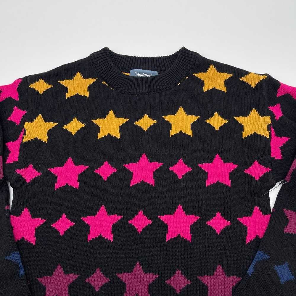 ModCloth | NWOT Black Pink Multi Color Ombre Star… - image 4