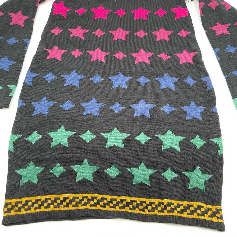 ModCloth | NWOT Black Pink Multi Color Ombre Star… - image 8