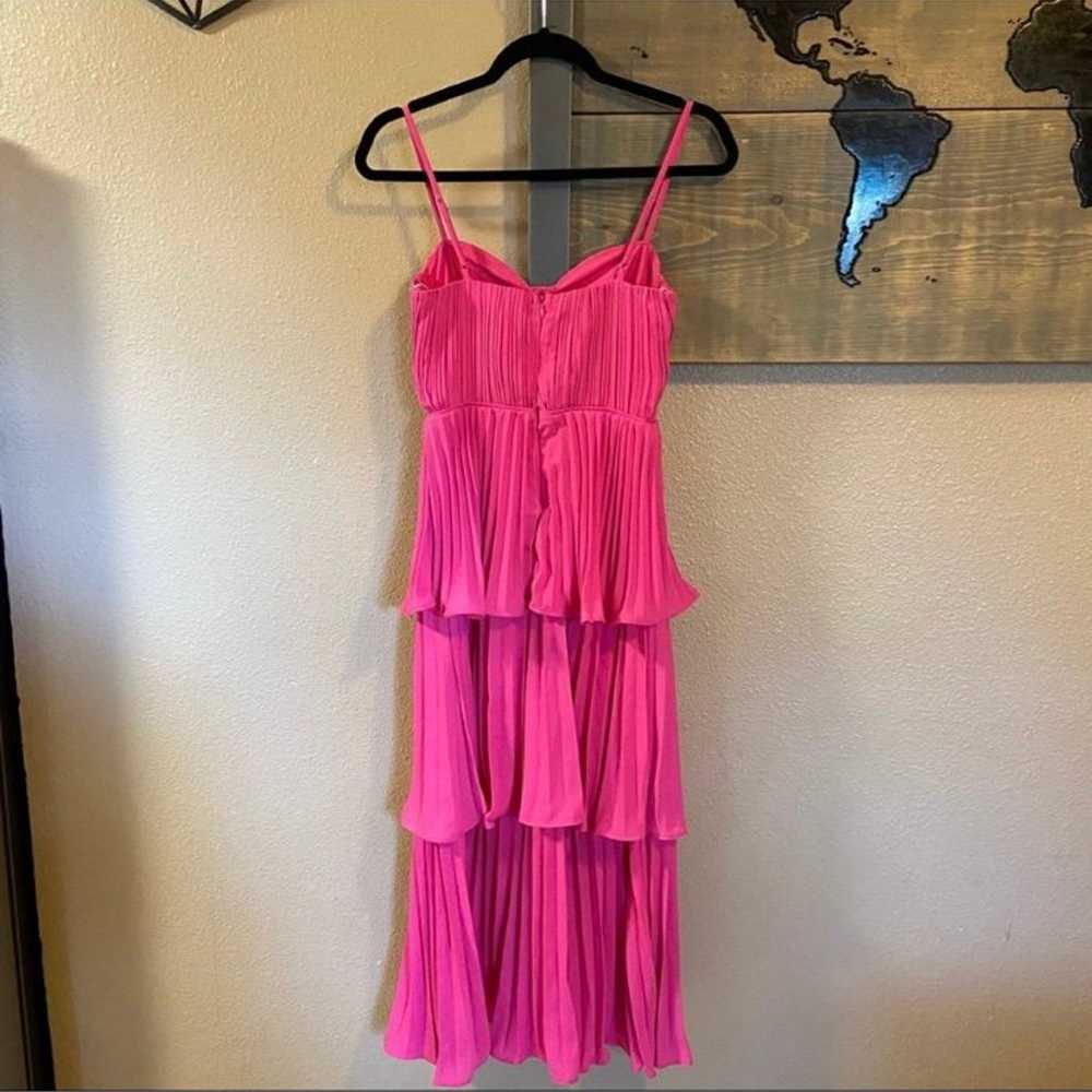 NWOT Lulus Cascading Crush Hot Pink Tiered Bustie… - image 6