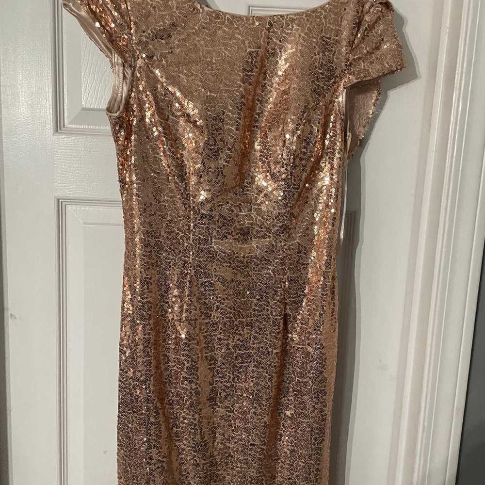 gold sequin dress - image 2