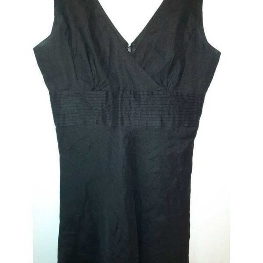 J. Crew Women's Black Linen Sleeveless Dress w/ B… - image 5