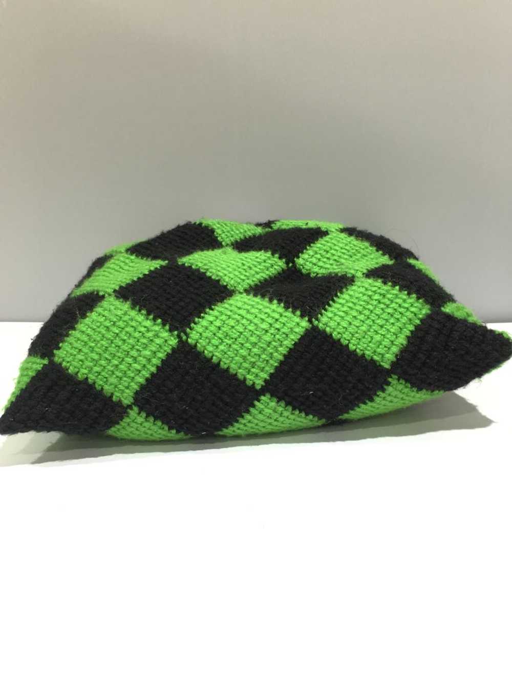 Marni Argyle Pattern Knit Handbag/Wool/Grn Bag - image 4