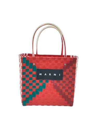 Marni Market/Mini Flower/Basket Bag/Red Bag