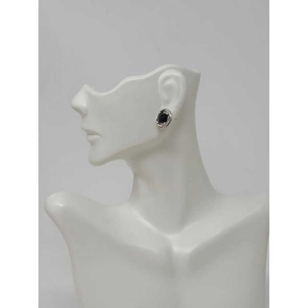 David Yurman Silver earrings - image 3