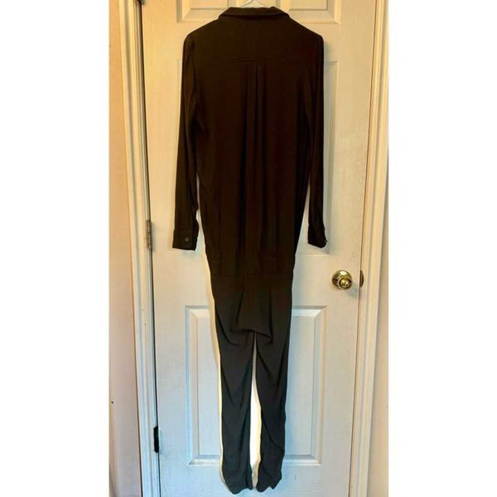 MONROW Long Sleeved Crepe Black Jumpsuit Romper W… - image 6