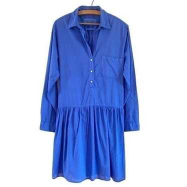 Grayson Blue Cotton The Changemaker Shirt Dress