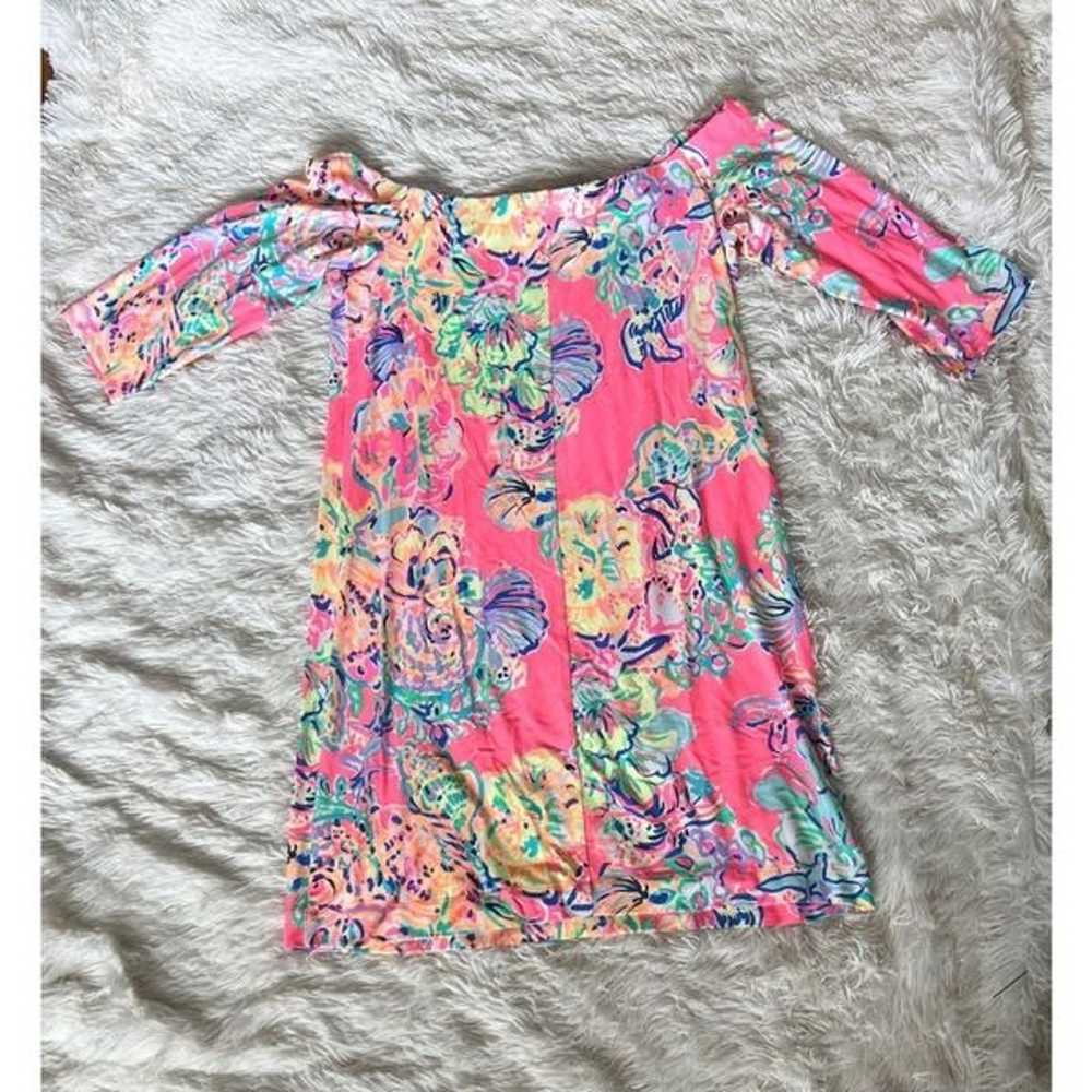 Lilly Pulitzer Dress Off The Shoulder Laurana In … - image 1