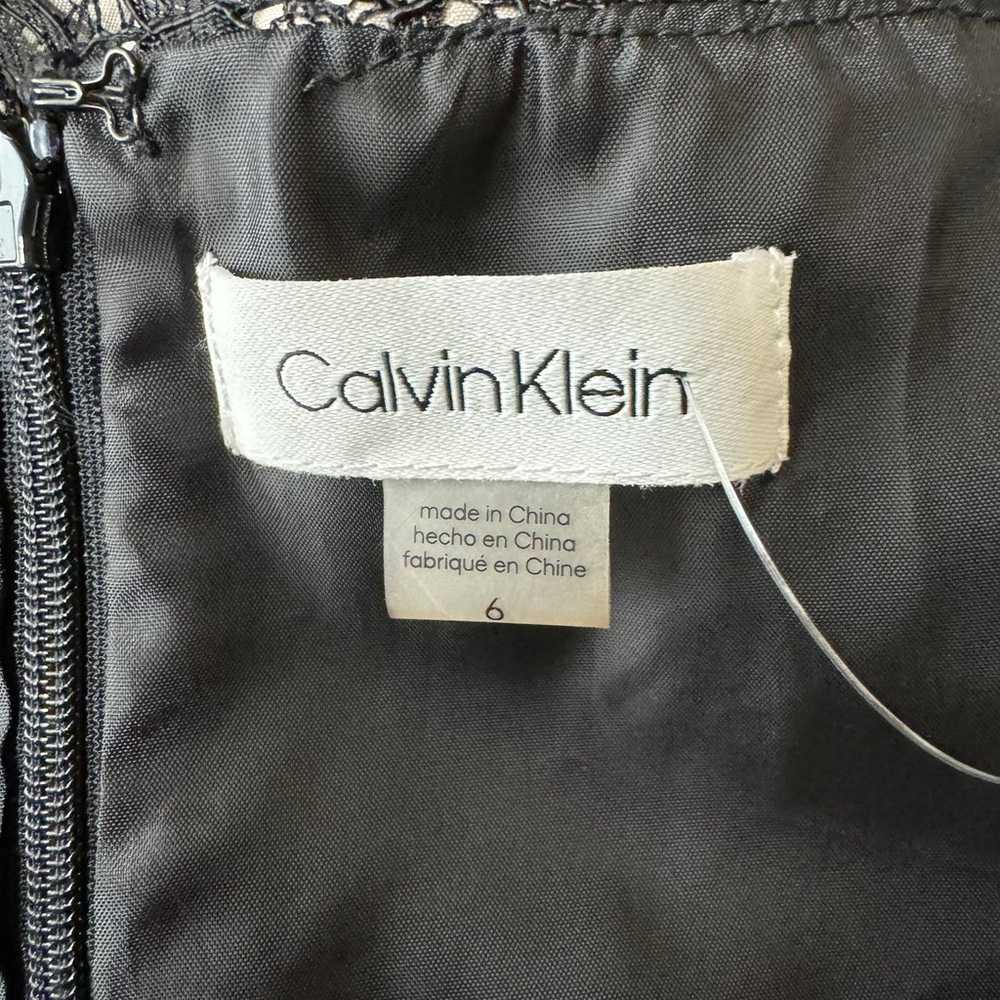Calvin Klein Sleeveless Lace Bodice Wide Leg Blac… - image 5