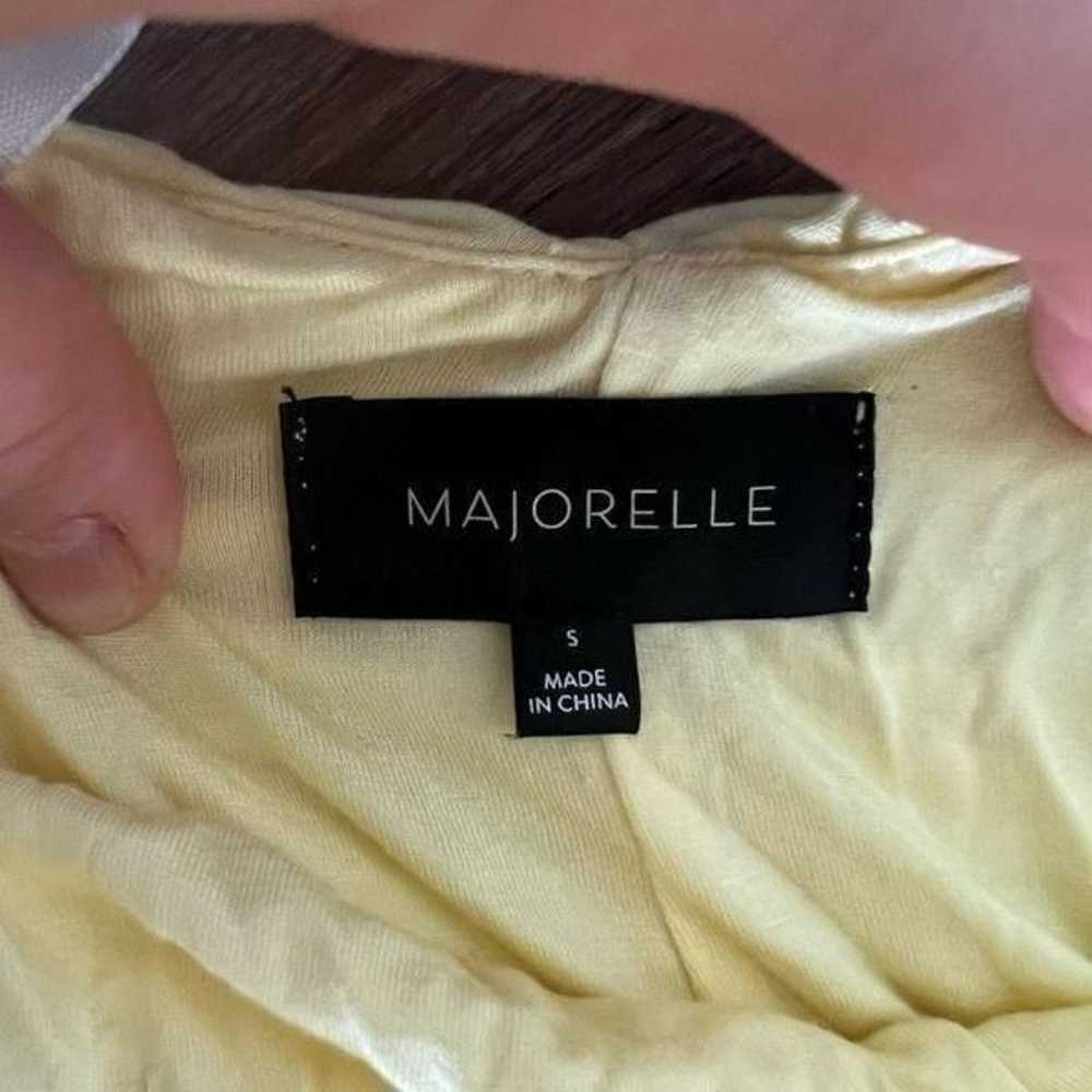 Majorelle Women's Yellow Ruched Bodycon Dress Siz… - image 2