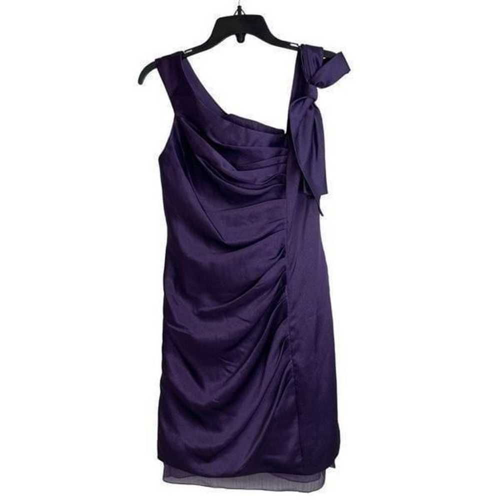 White by Vera Wang Purple Bridesmaid Formal Dress… - image 1