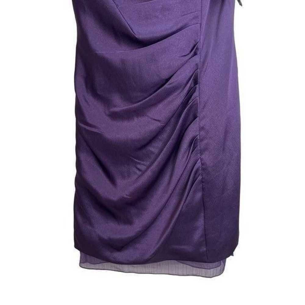 White by Vera Wang Purple Bridesmaid Formal Dress… - image 5