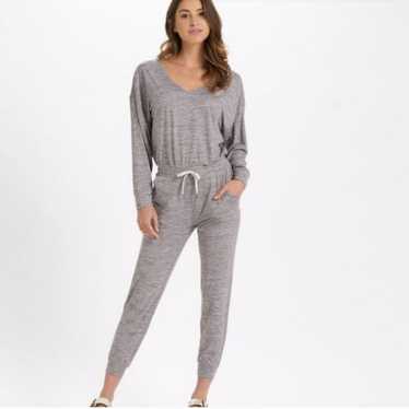 Vuori Lux Gray Long Sleeve Jumpsuit Size Large - image 1