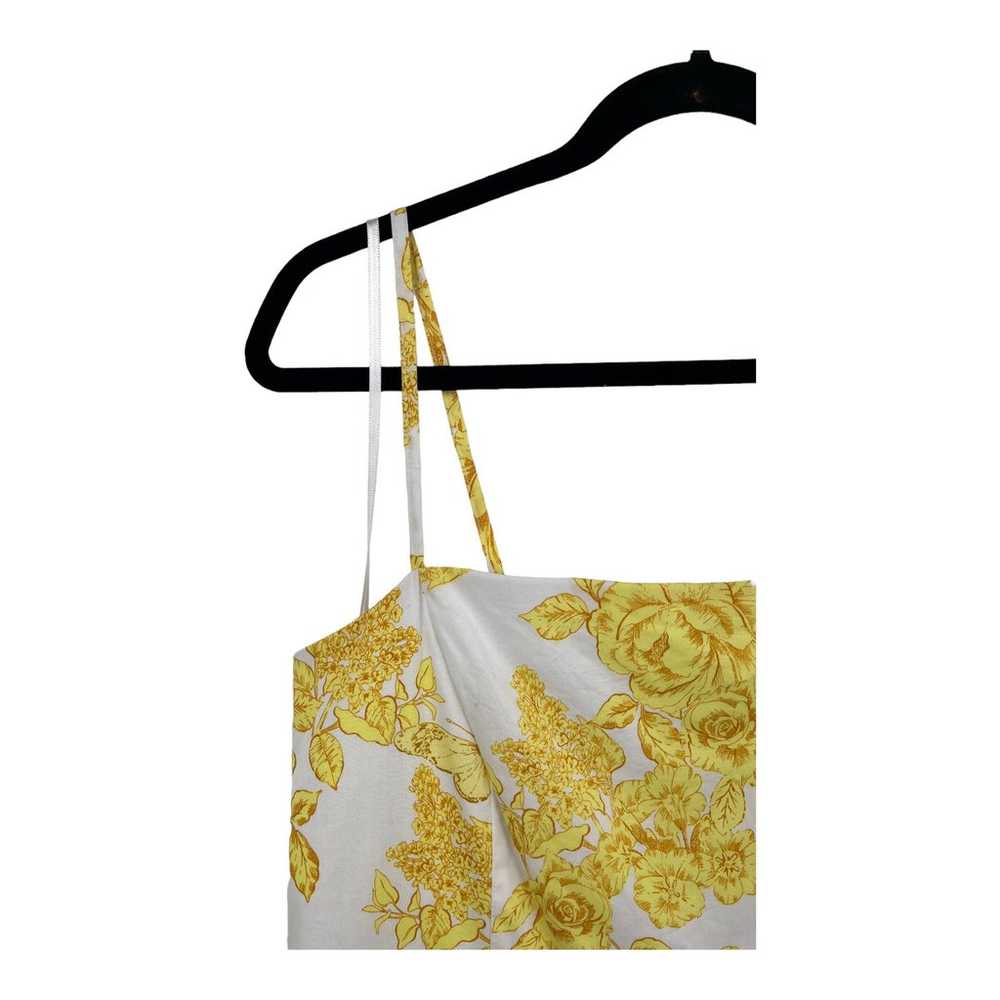 Eliza J Dress Floral cotton sundress yellow size … - image 2