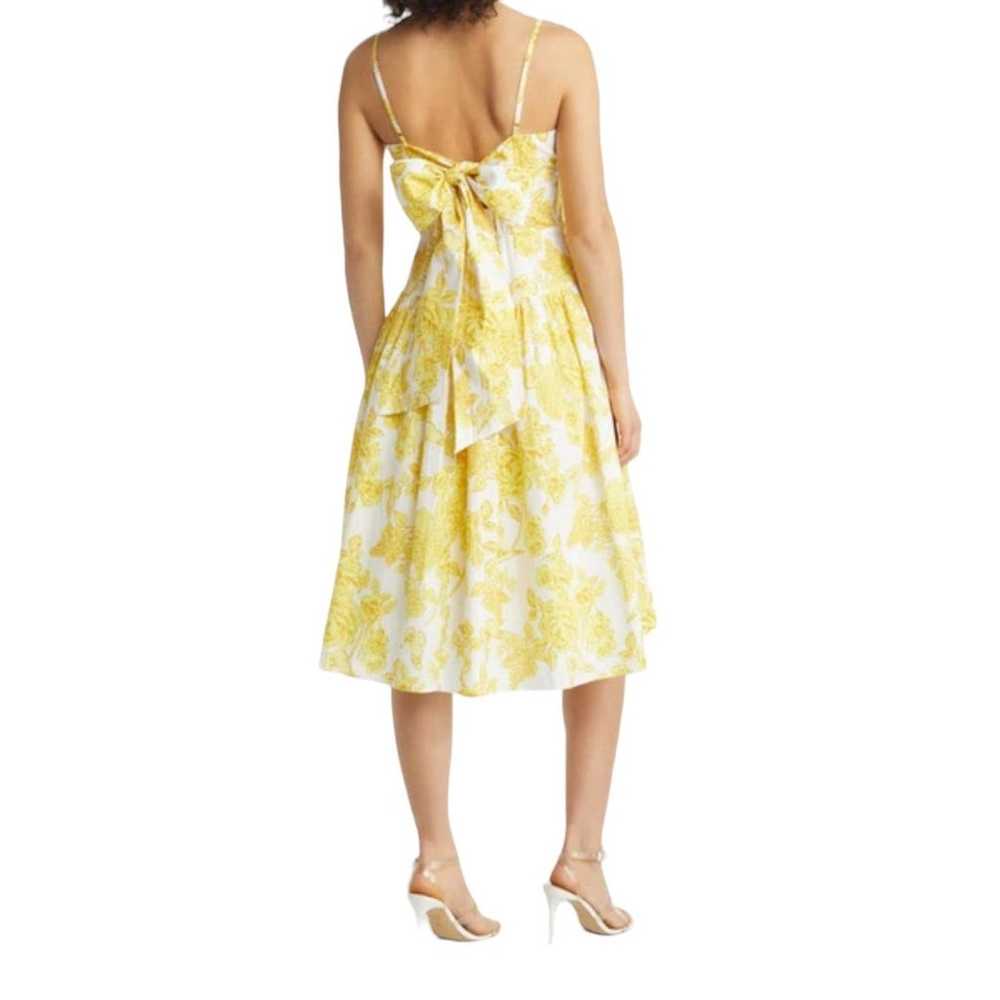 Eliza J Dress Floral cotton sundress yellow size … - image 6