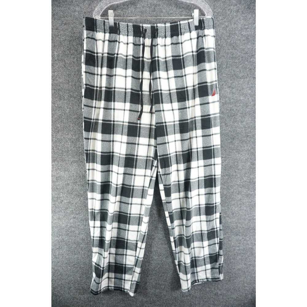 Nautica Nautica Fleece Pajama Pants Mens XL Elast… - image 1