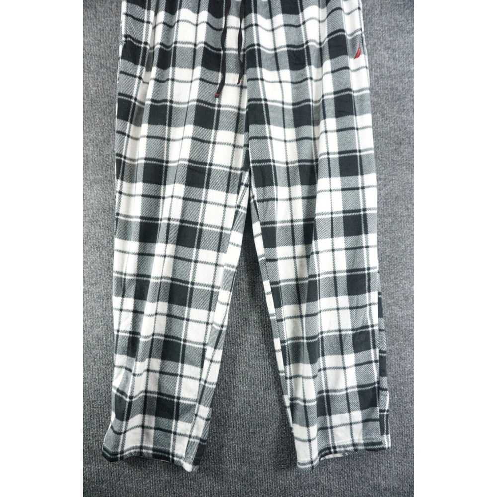 Nautica Nautica Fleece Pajama Pants Mens XL Elast… - image 3