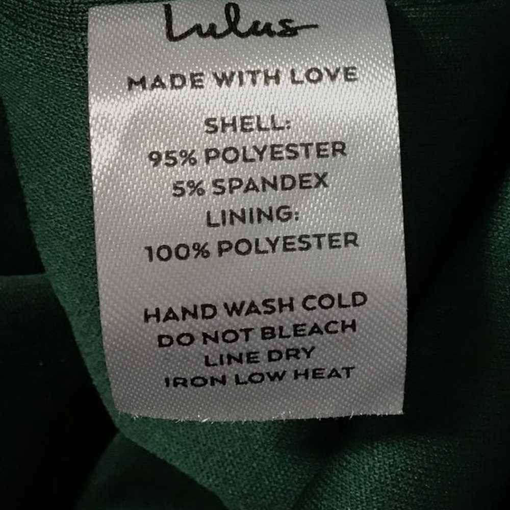 LULU'S S Emerald Green Going for the Wow Long Sle… - image 10