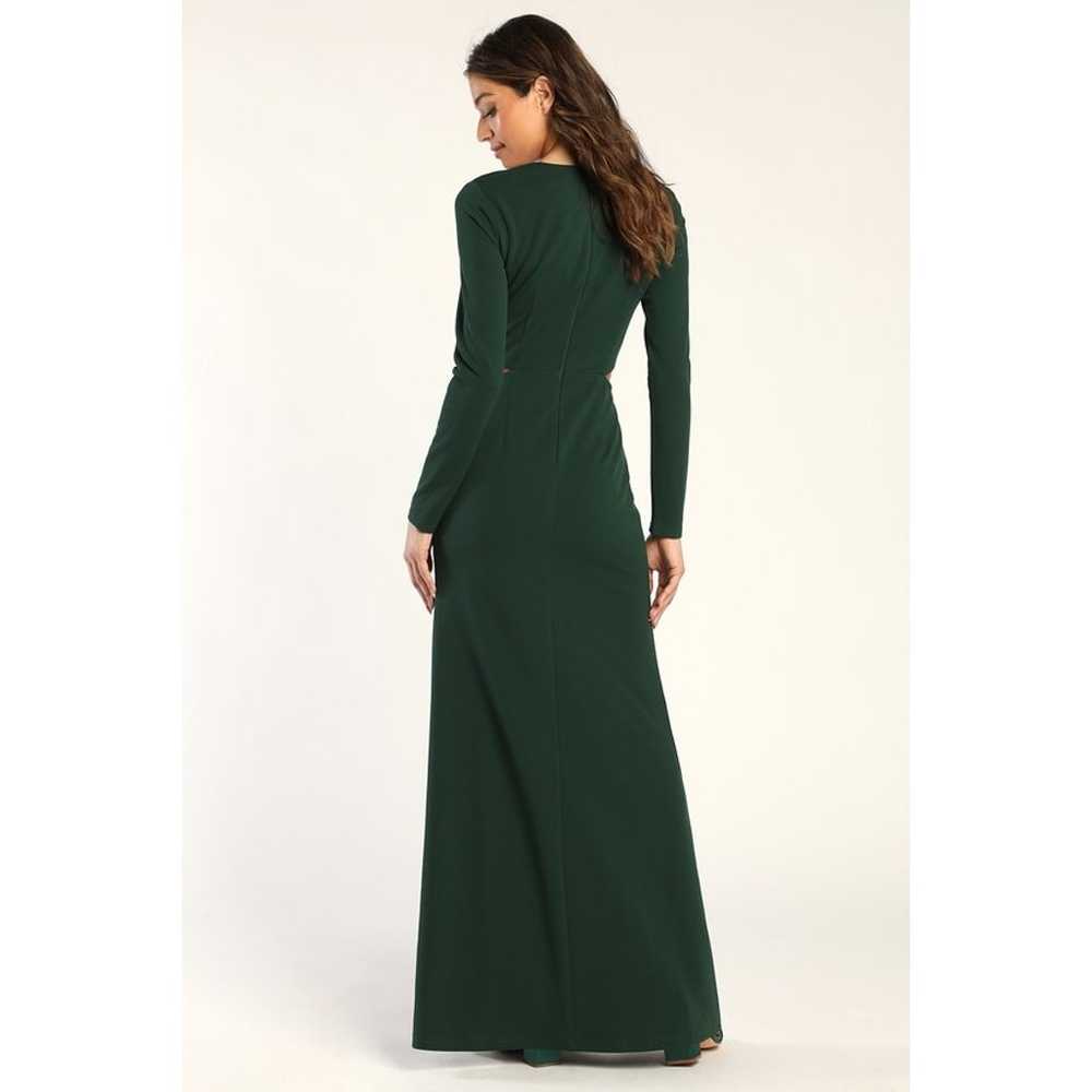 LULU'S S Emerald Green Going for the Wow Long Sle… - image 2