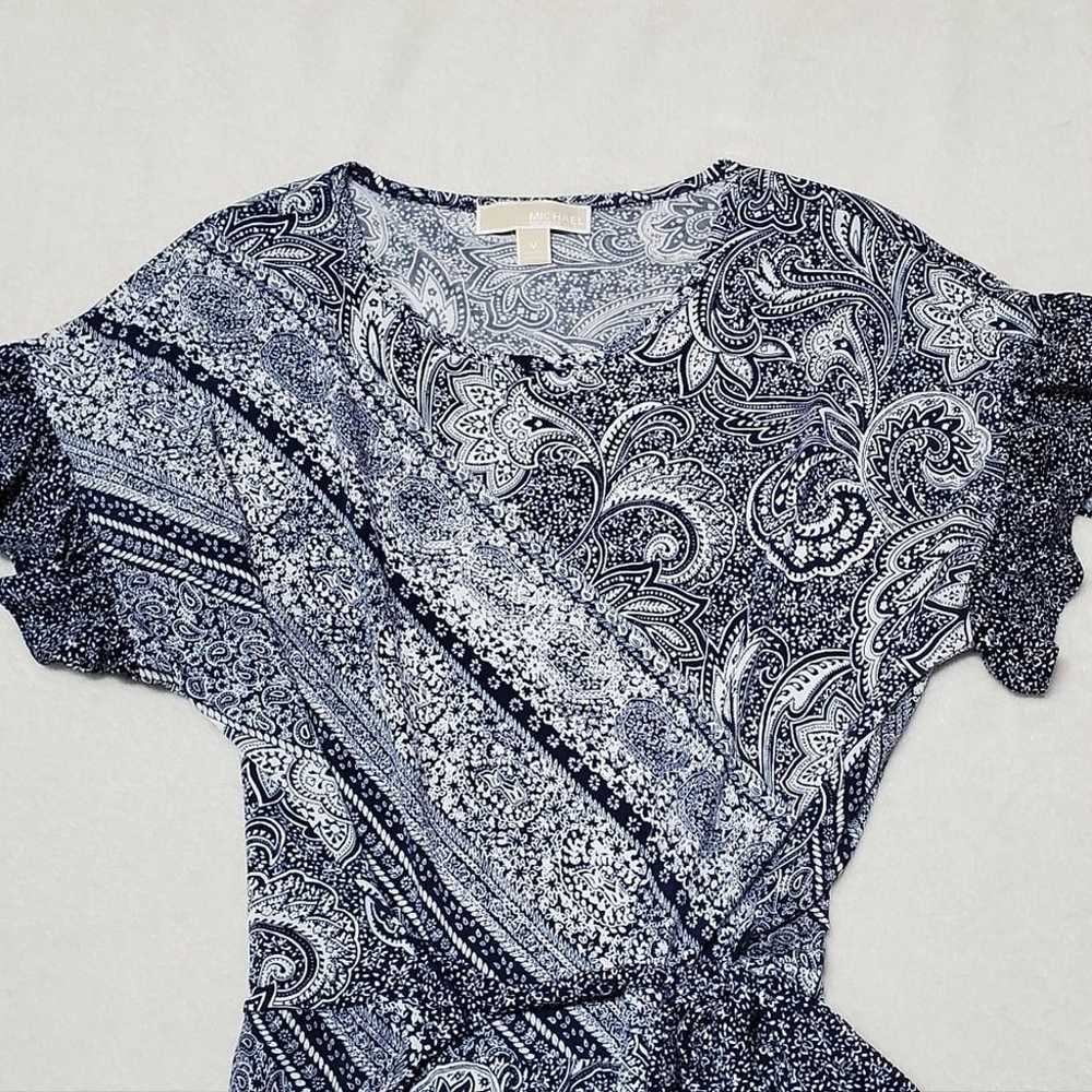 Michael Michael Kors Paisley Mixed Print Ruffle T… - image 3