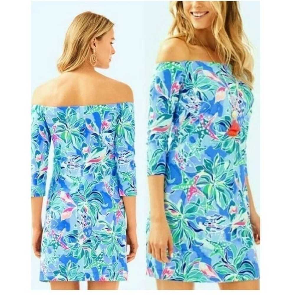 Lilly Pulitzer Laurana Dress in Bennet Blue Celes… - image 3
