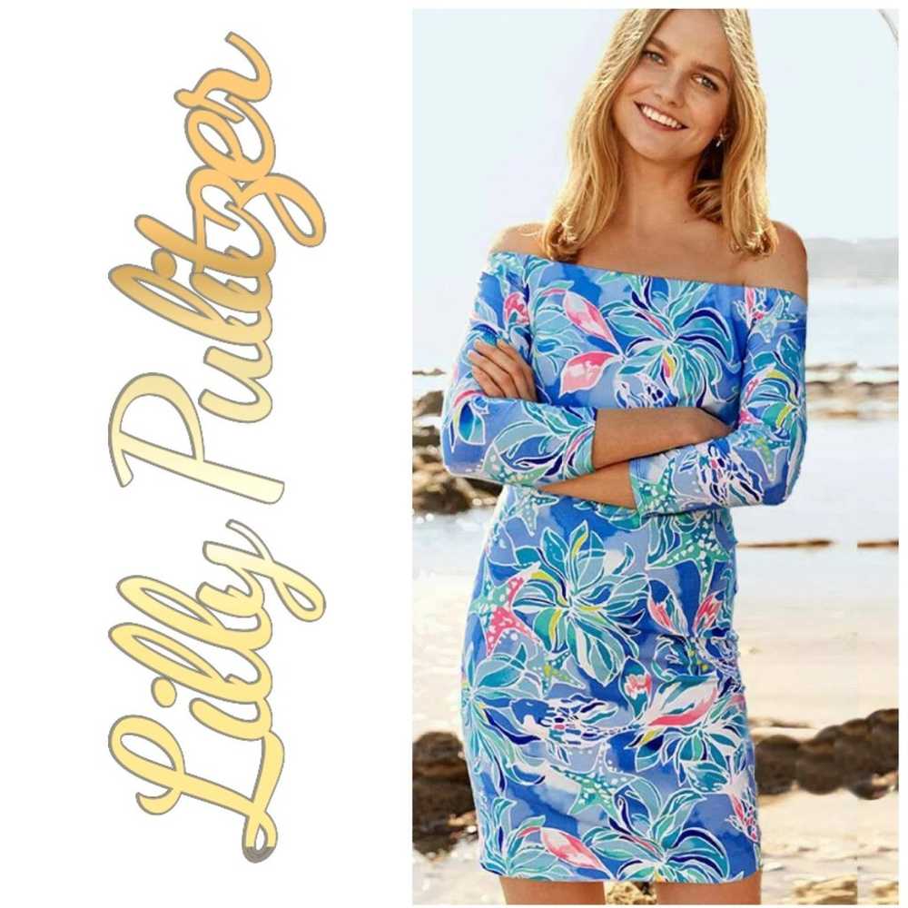 Lilly Pulitzer Laurana Dress in Bennet Blue Celes… - image 7