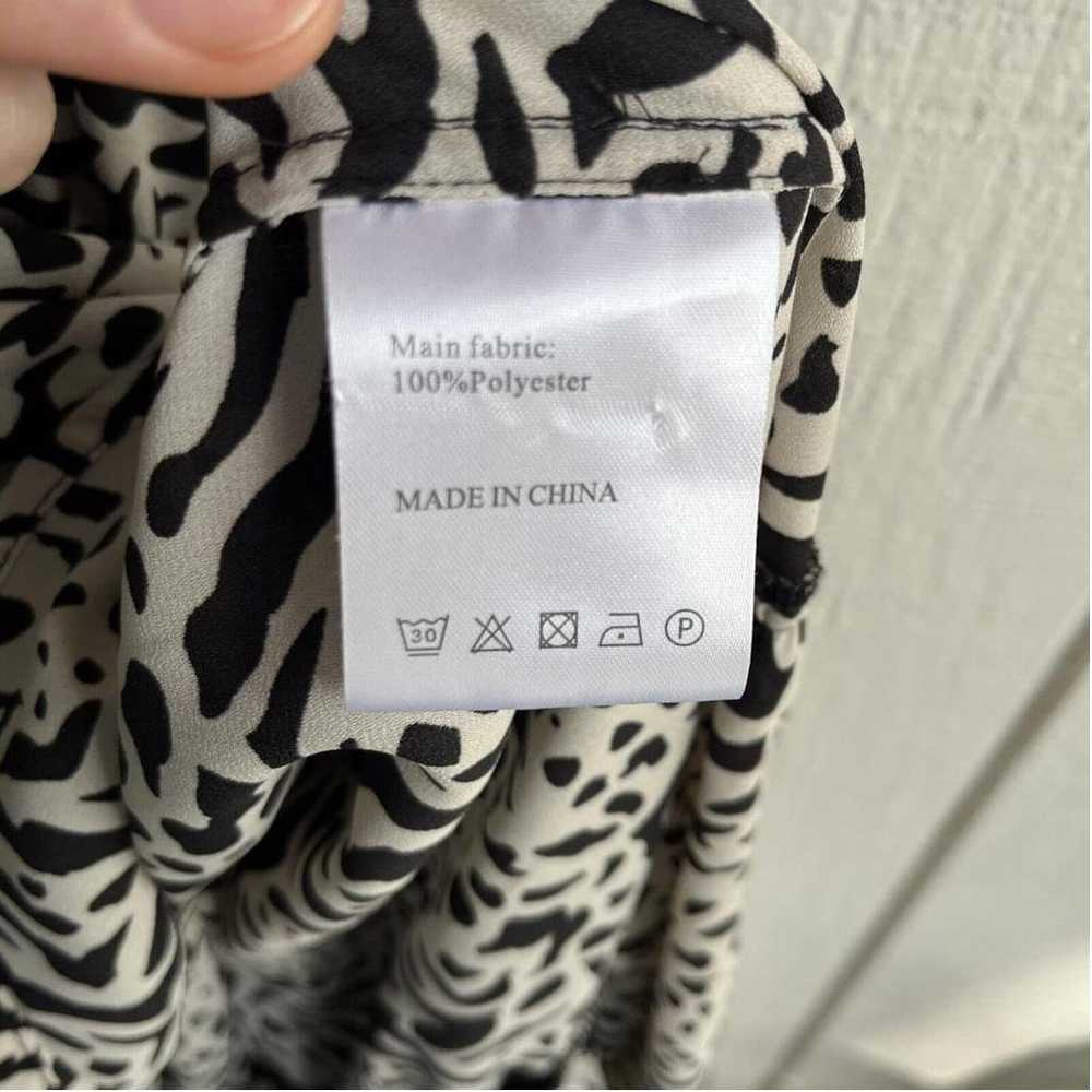 Munthe $285 Ernie Flounce Midi Dress in Sand Prin… - image 10