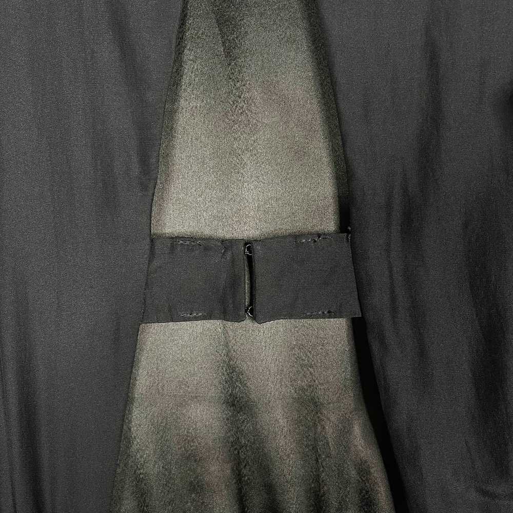 Parker XSmall XS Black Leather Silk Open Back Min… - image 7