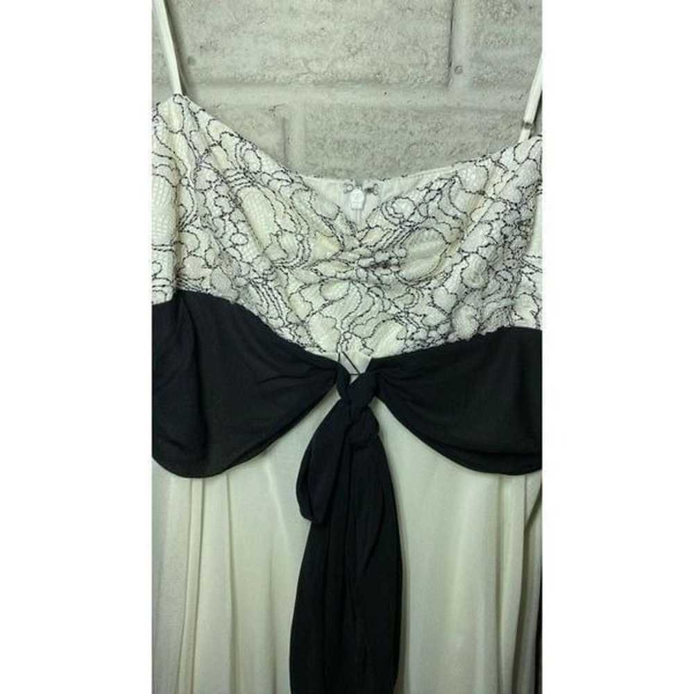 MSRP $338 BCBGMaxAzria White & Black Dress Women'… - image 4