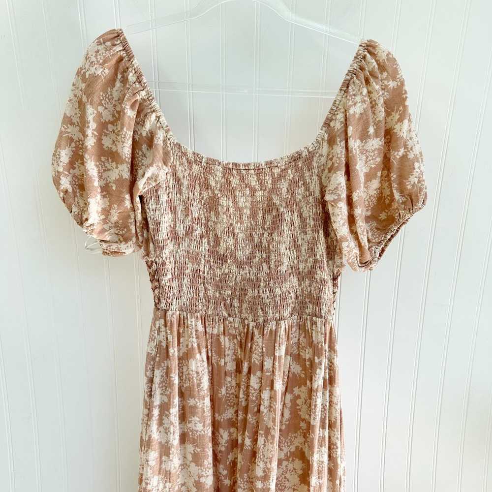 Free People Ellie Printed Smocked Maxi Dress in N… - image 7