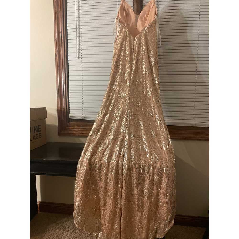 Madison James size 6 sequence prom, wedding dress… - image 10