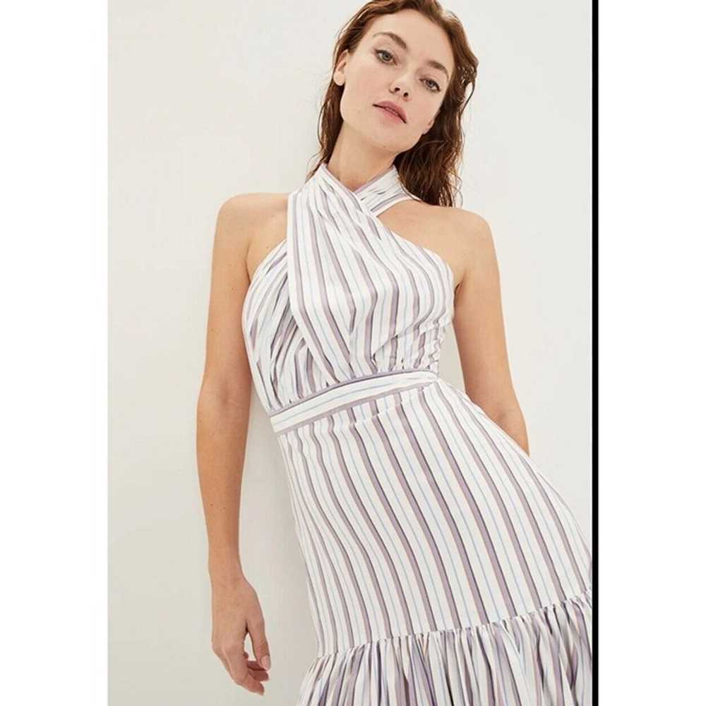$598 Veronica Beard Women's White Radley Striped … - image 12