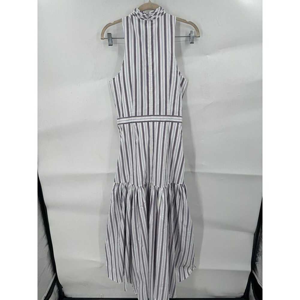 $598 Veronica Beard Women's White Radley Striped … - image 3