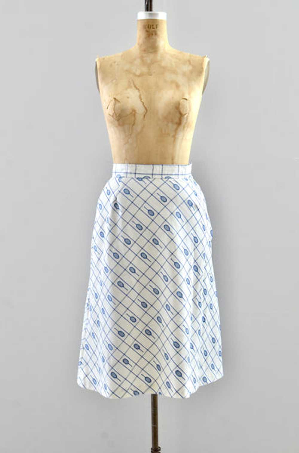 Vintage Tennis A-line Skirt - image 1